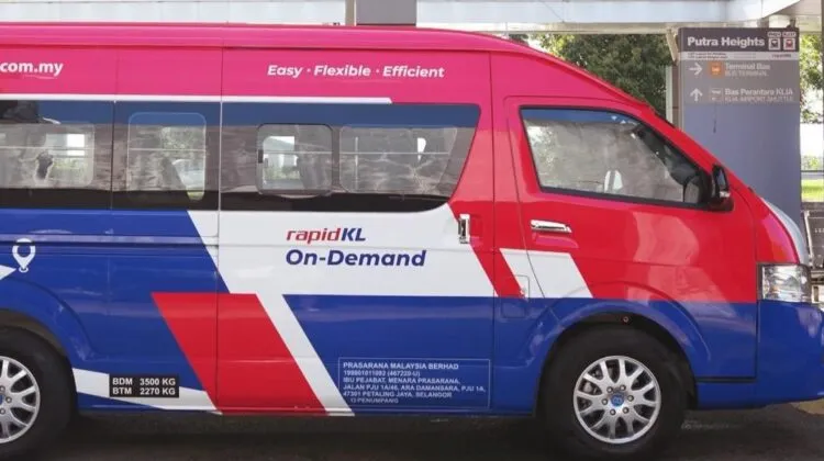 Rapid KL On-Demand van servicing new CBD and university routes