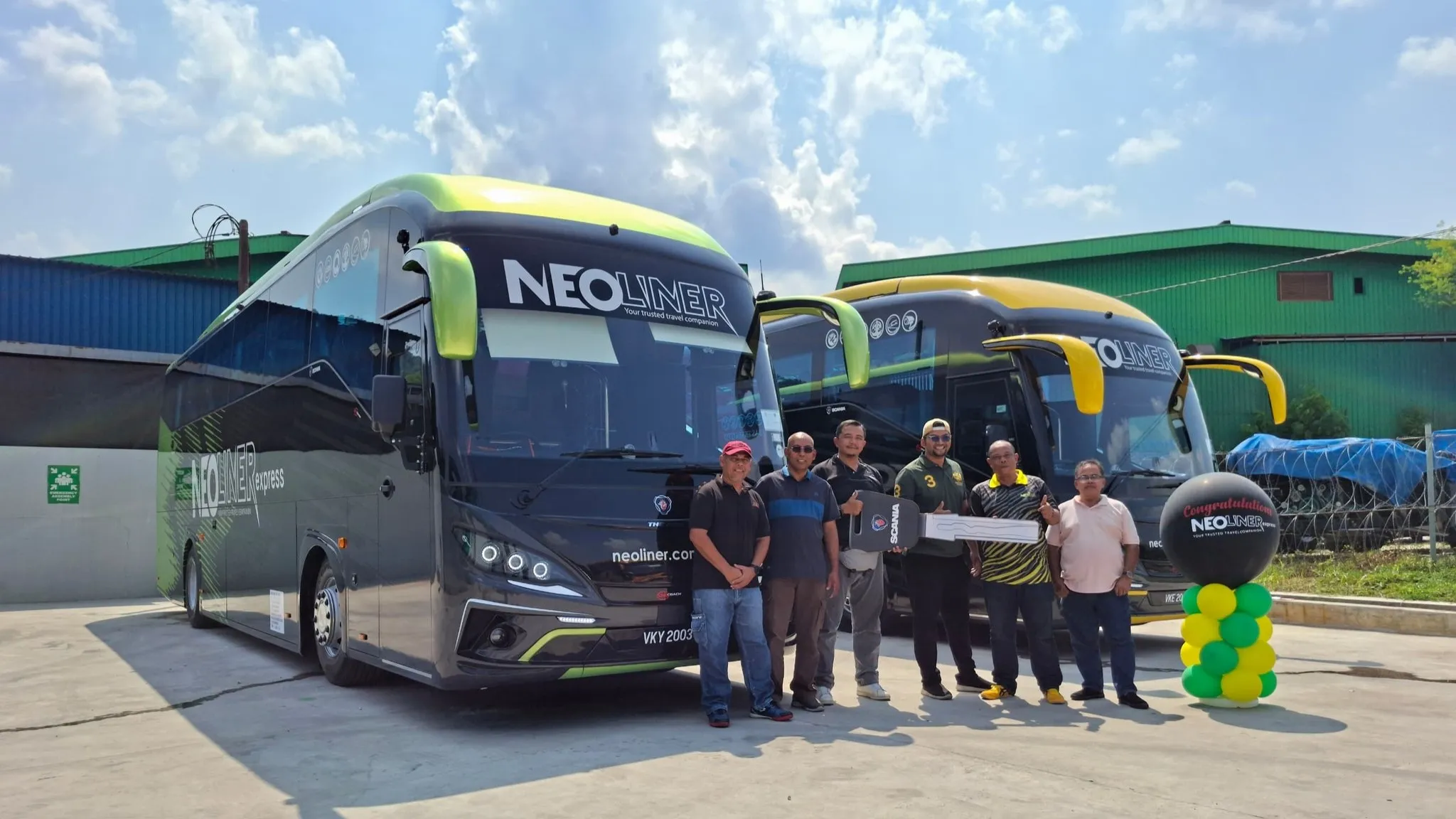 Scania Malaysia handover ceremony with Neoliner Sdn Bhd