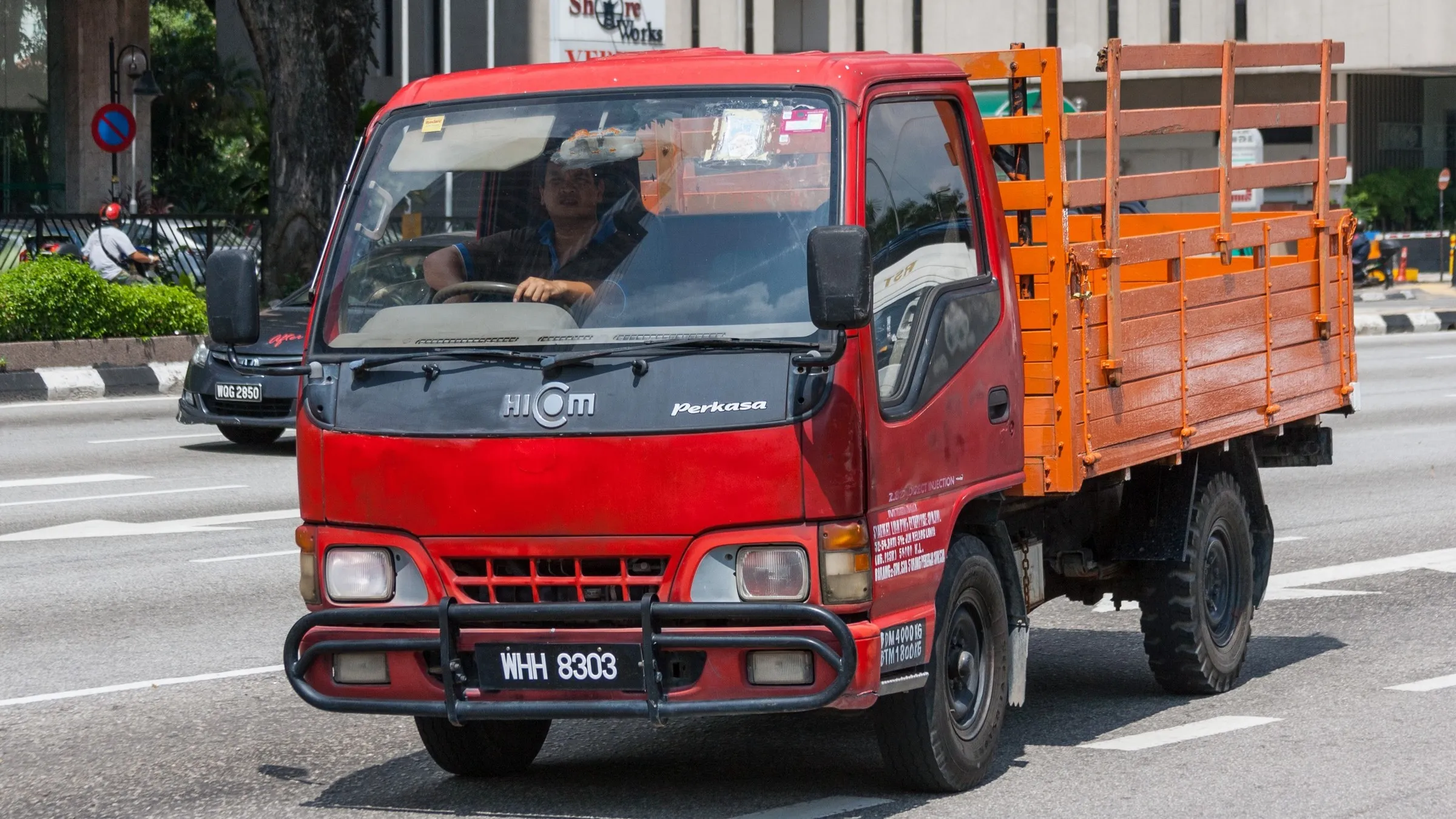Road Transport Department (JPJ) enforcement in Malaysia targeting commercial vehicle safety compliance.