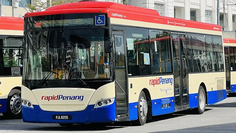 Illustrative image of a Rapid Penang bus