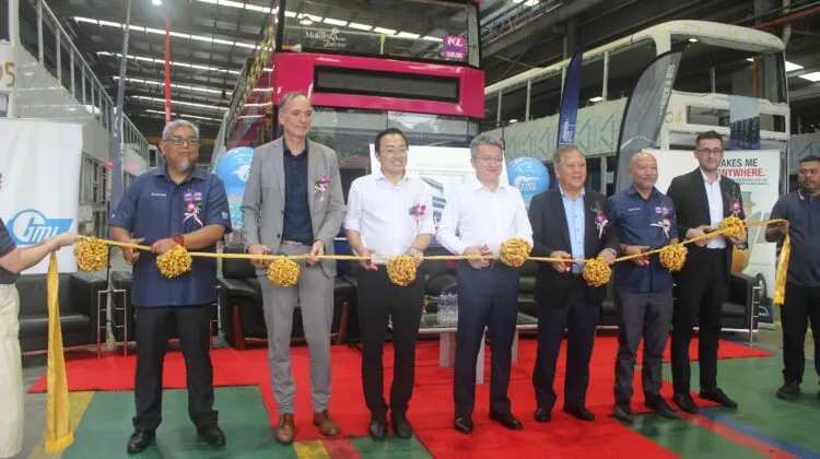 EWSB receives MAN Euro VI bus chassis at Gemilang Coachwork in Senai