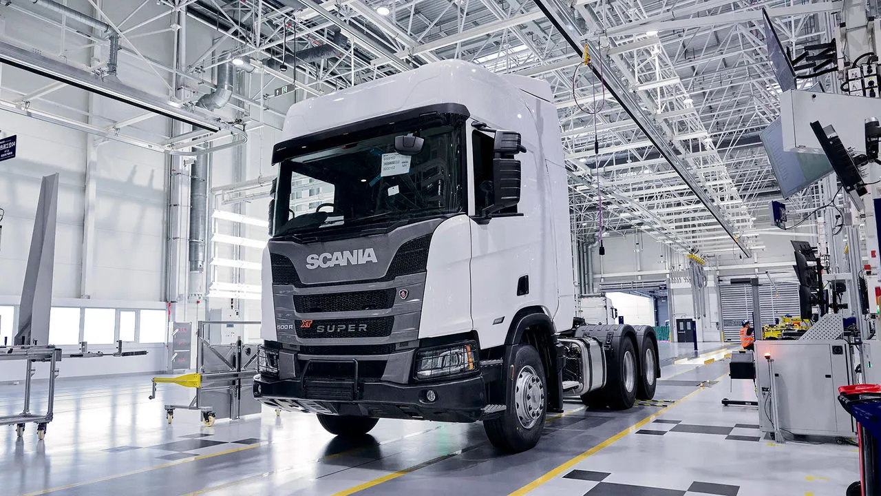 Scania sustainable truck production facility Rugao China