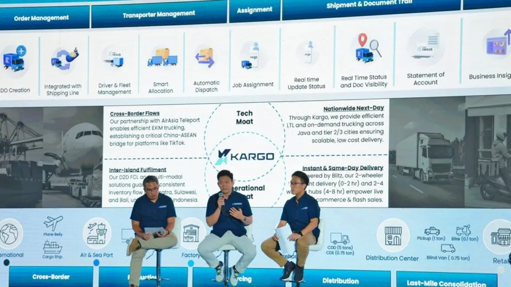 Marselinus Erick, Country Director Indonesia, Kargo Technologies_ Tiger Fang, Founder and CEO, Kargo Technologies_ Charles Wu, Head of Electric Mobility Transformation, Kargo Technologies