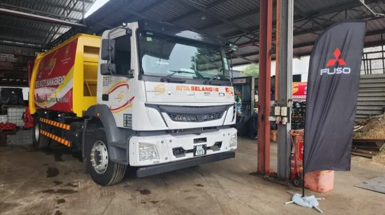 Fuso FJ waste management trucks delivery