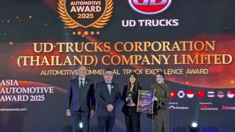 UD Trucks Thailand Asia Automotive Award ceremony
