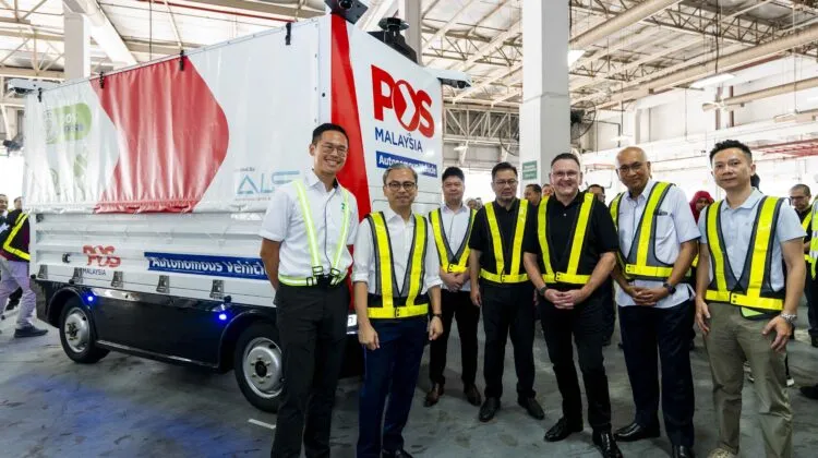 Pos Malaysia autonomous logistics vehicle launch