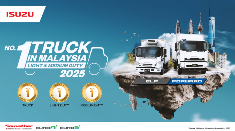 ISUZU leads Malaysia’s truck market for 12th consecutive year