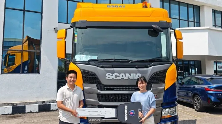 Scania Super G460A6X4NZ truck handed over to BS Fleet Management in Malaysia March 2026